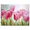 Designart - Tulips in a Row - Floral Art Canvas Print